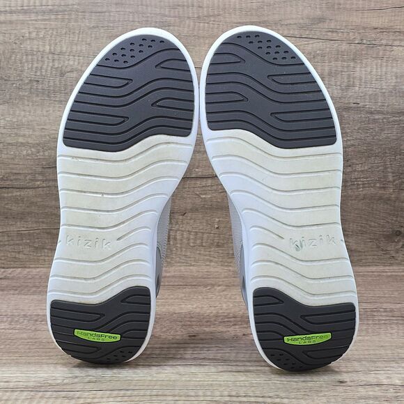 Kizik Athens Handsfree Men's Size 11.5 Gray Comfort Sneakers (F4FC DATHLG01-1D) - Picture 8 of 9